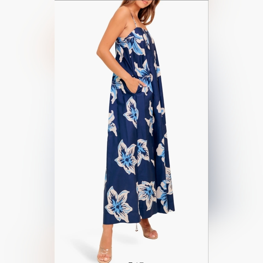FLYING TOMATO A Line Cotton Maxi Dress Size S LIKE NEW - Picture 3 of 12